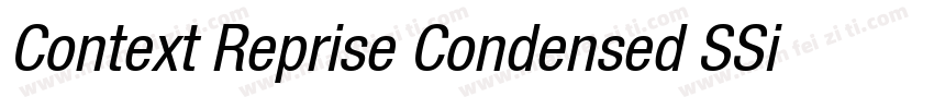 Context Reprise Condensed SSi Bold字体转换